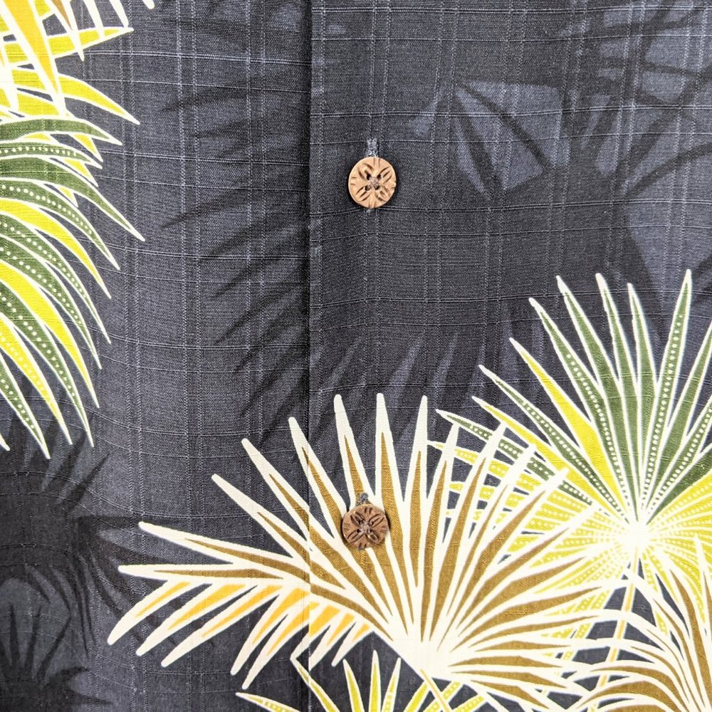 Tommy Bahama Palm Tree Silk S/S Button Up Shirt - Picture 5 of 7